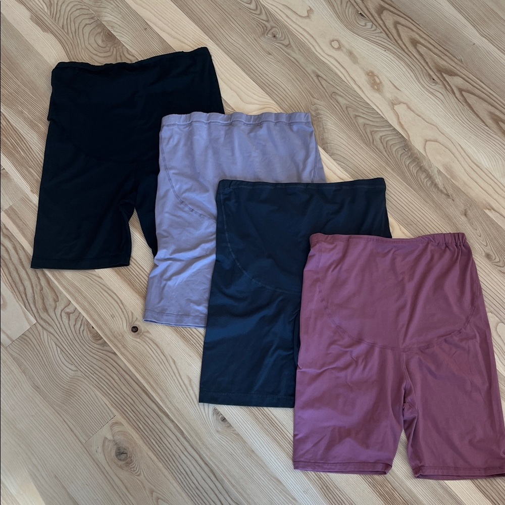 Amazon Women’s Bike Shorts — Black, Lavender, Deep Navy, Mauve
